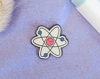 Atom Enamel Pin