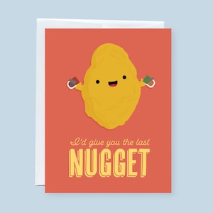 Je vous donnerais la dernière pépite Punny Carte de vœux
