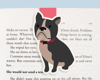 Boston Terrier Dog Magnetic Bookmark (Jumbo)