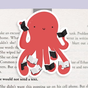 Octopus Magnetic Bookmark (Jumbo)