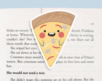 Pizza Magnetic Bookmark (Jumbo)