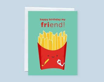 Happy Birthday My Friend Greeting Card