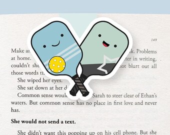 Pickle Ball Magnetic Bookmark (Jumbo)
