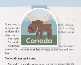 Canada Moose Magnetic Bookmark (Jumbo)