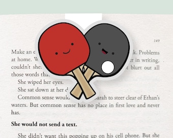 Ping Pong Magnetic Bookmark (Jumbo)