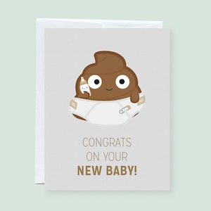Félicitations pour votre nouveau bébé - Punny Carte de vœux