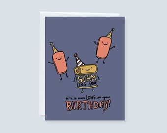 SPAM Birthday Card - Etsy