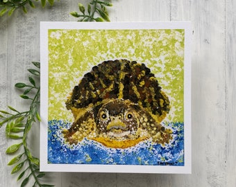 Turtle Art Print Turtle Print Turtle Lover