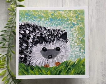 Cute Hedgehog Art Print Hedgehog Print Hedgehog Lover Gift for Hedgehog Lover Hedgehog Print Animal Print Cute Animal Art Cute Animal Print