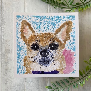 Chihuahua Art Print: Adorable Dog Portrait, 5x5