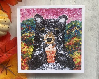 Pumpkin Spice Latte Art Print: Black Bear Coffee Lover