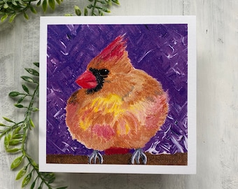 Cardinal Art Print Cardinal Painting Red Cardinal Cardinal Bird Bird Art Cardinal Bird Art Print Bird Art Print Nature Print Wildlife Art
