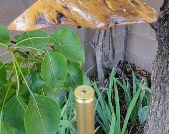 50 Caliber Shell Cholla Cactus Wood Wind Chime #5