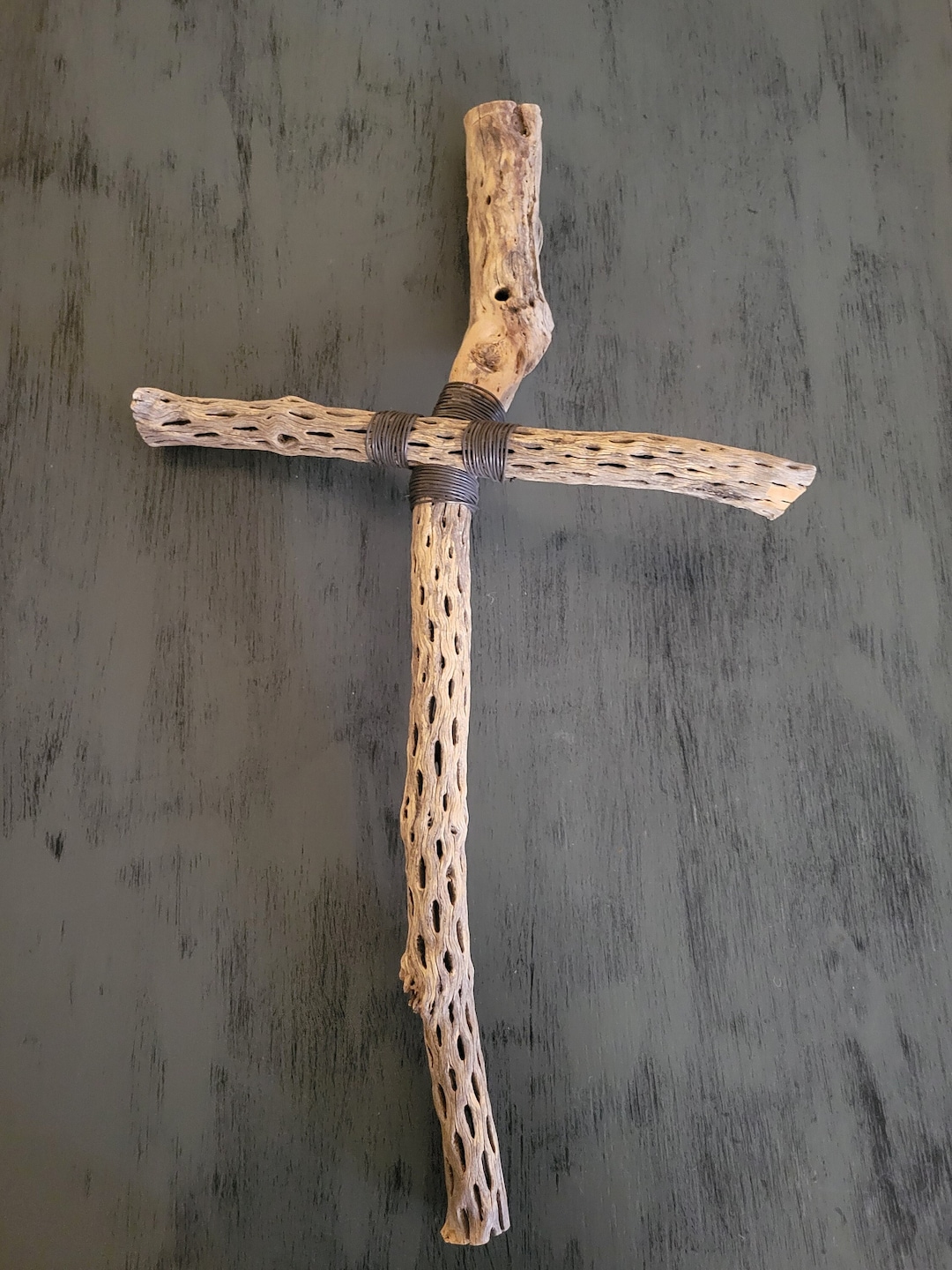 Large Cholla Cactus Cross W/ Wire - Etsy