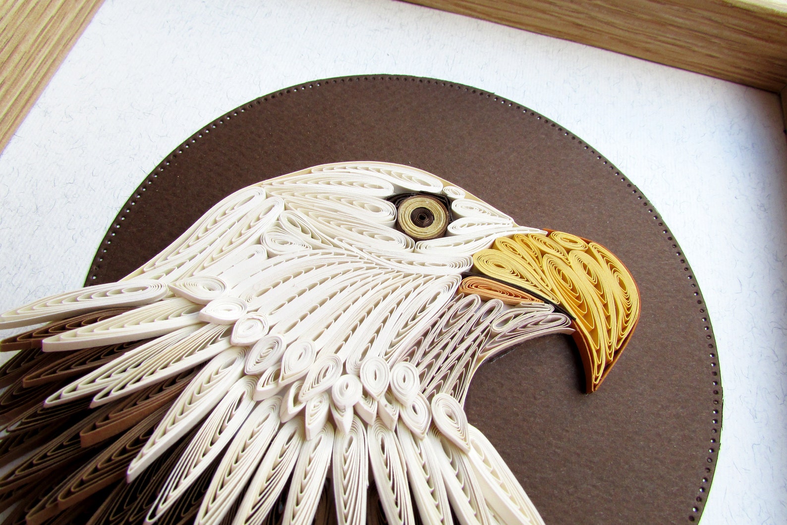 Bald Eagle paper Quilling art nordic style decor Fourth of Etsy
