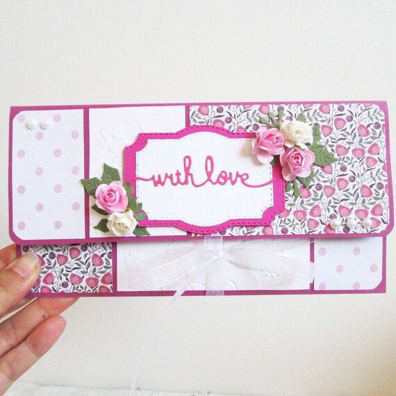 50th Birthday Card Cash Envelope Wallet Friend Thank You Etsy