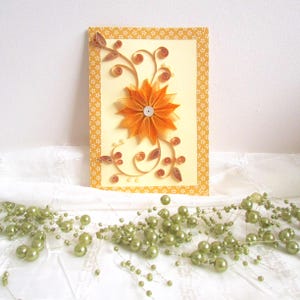 3D-bloemen gelukkige 40e verjaardagsverjaardagskaart, papier filigraan voorstelkaart, schoonzus cadeau voor gefeliciteerd, verloving