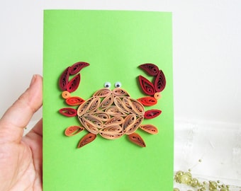 Krebs Sternzeichen 30. Geburtstag Jahrestag Karte, Rolling Paper Quilling Art Cancer Sternzeichen Geschenke, große Schwester Astrologie Geschenk