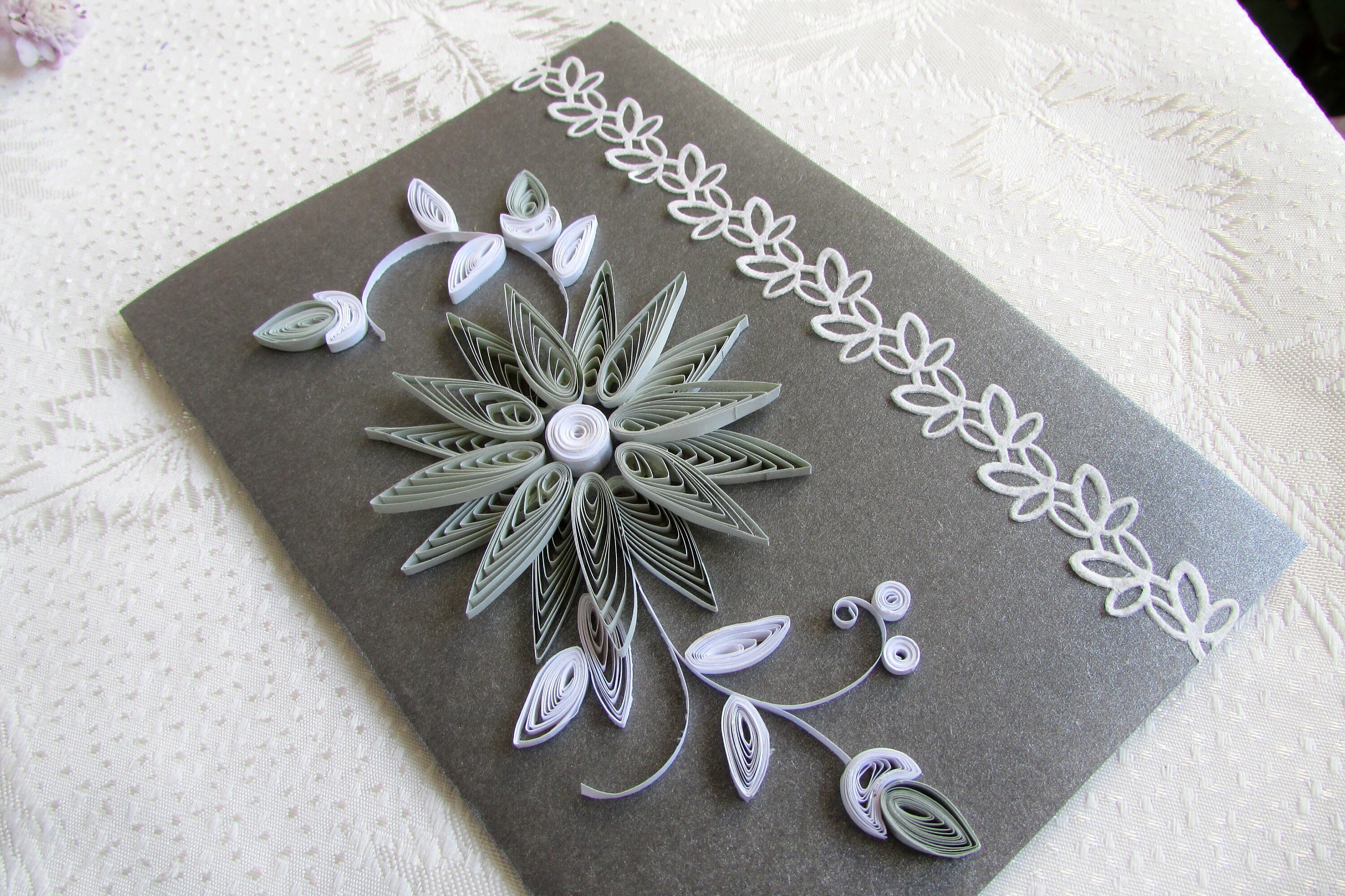 Happy birthday daddy quilling card 50th Birthday Card dad Etsy