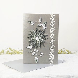 Tarjeta de cumpleaños número 100 o 90 de mamá con flores 3D, papelería personalizada con filigrana de papel, regalo de boda para padres, regalo de celebración