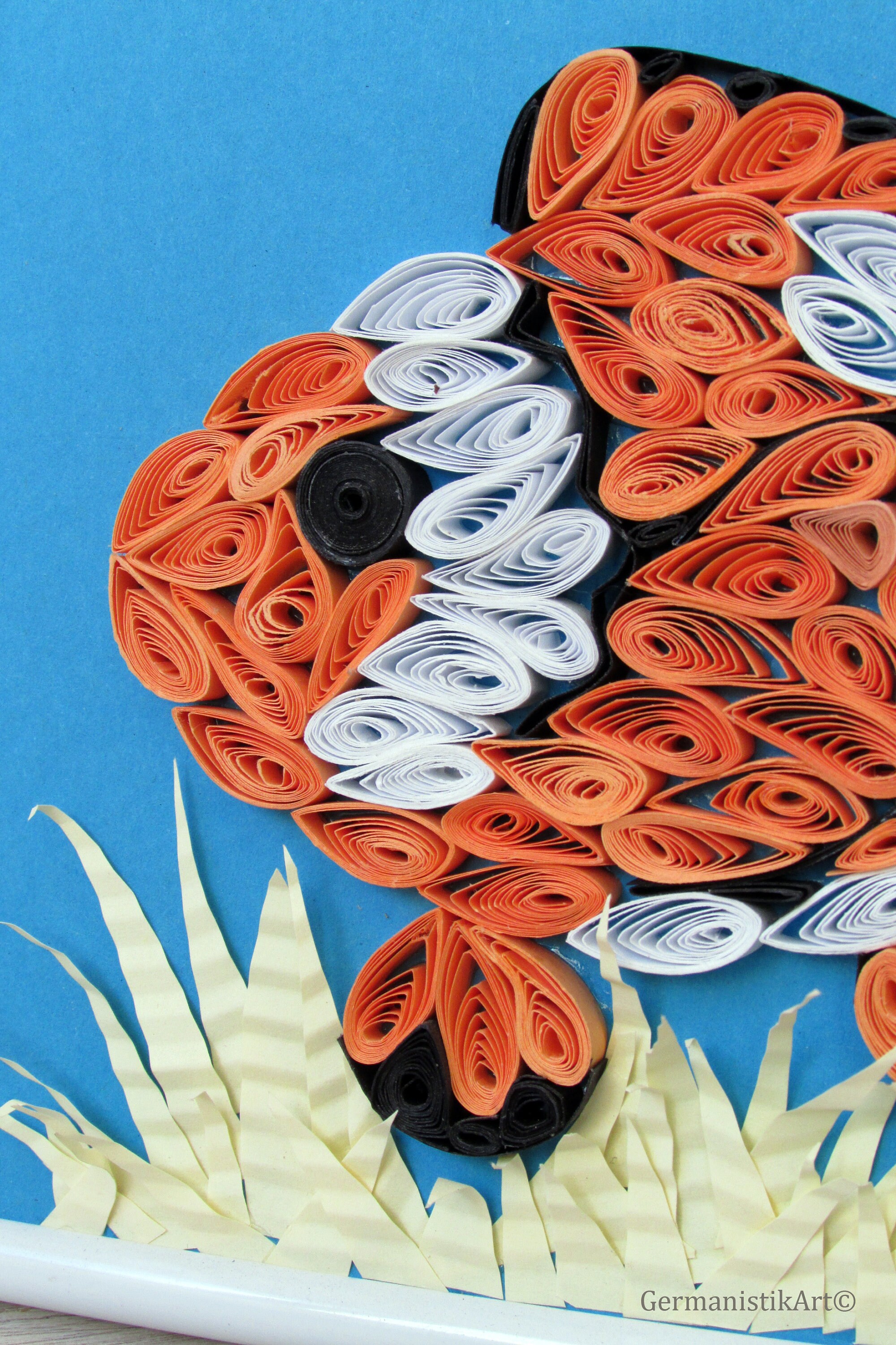 Quilling paper nursery wall art Ocean wall decor Framed wall Etsy