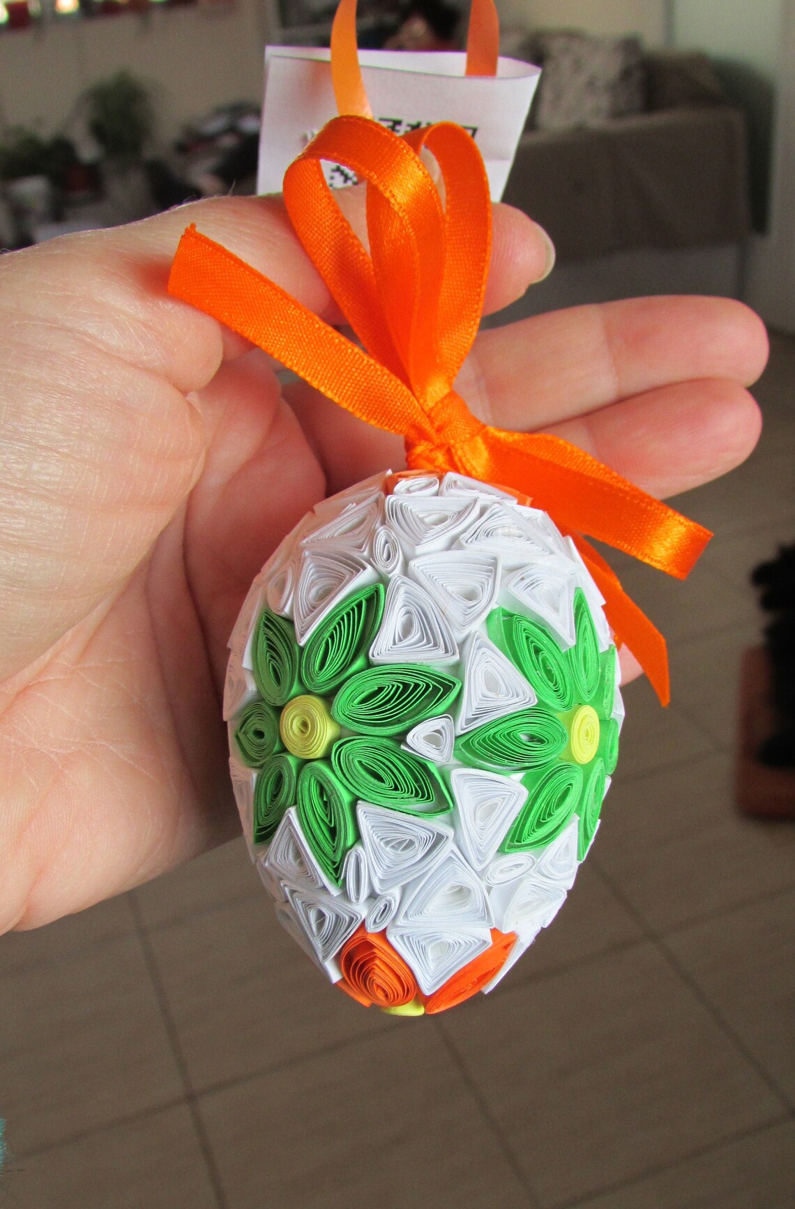 Paper Quilling Happy easter centerpiece my first easter Etsy