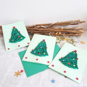 Weihnachtsmann Lustige Weihnachtsbaum Postkarten, 2026 Heiligabend Box Filler Urlaub Neujahr Karten Set, Geschenke für Freunde