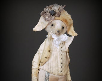 PDF E-PATTERN for Count 9'' Antique Doll Inspired Bear with his jacket, waistcoat and hat