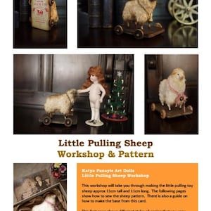 Little Pulling Sheep Workshop And Pattern