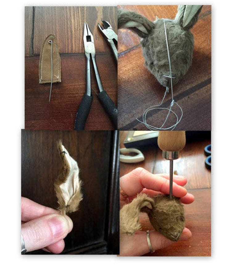 Kit to create viscose Easter Bunny Rabbit 4.5