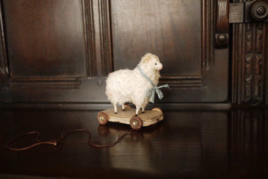 Antique putz sheep - Etsy 日本