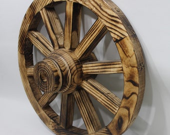 Ruota da carro in legno 40 cm.