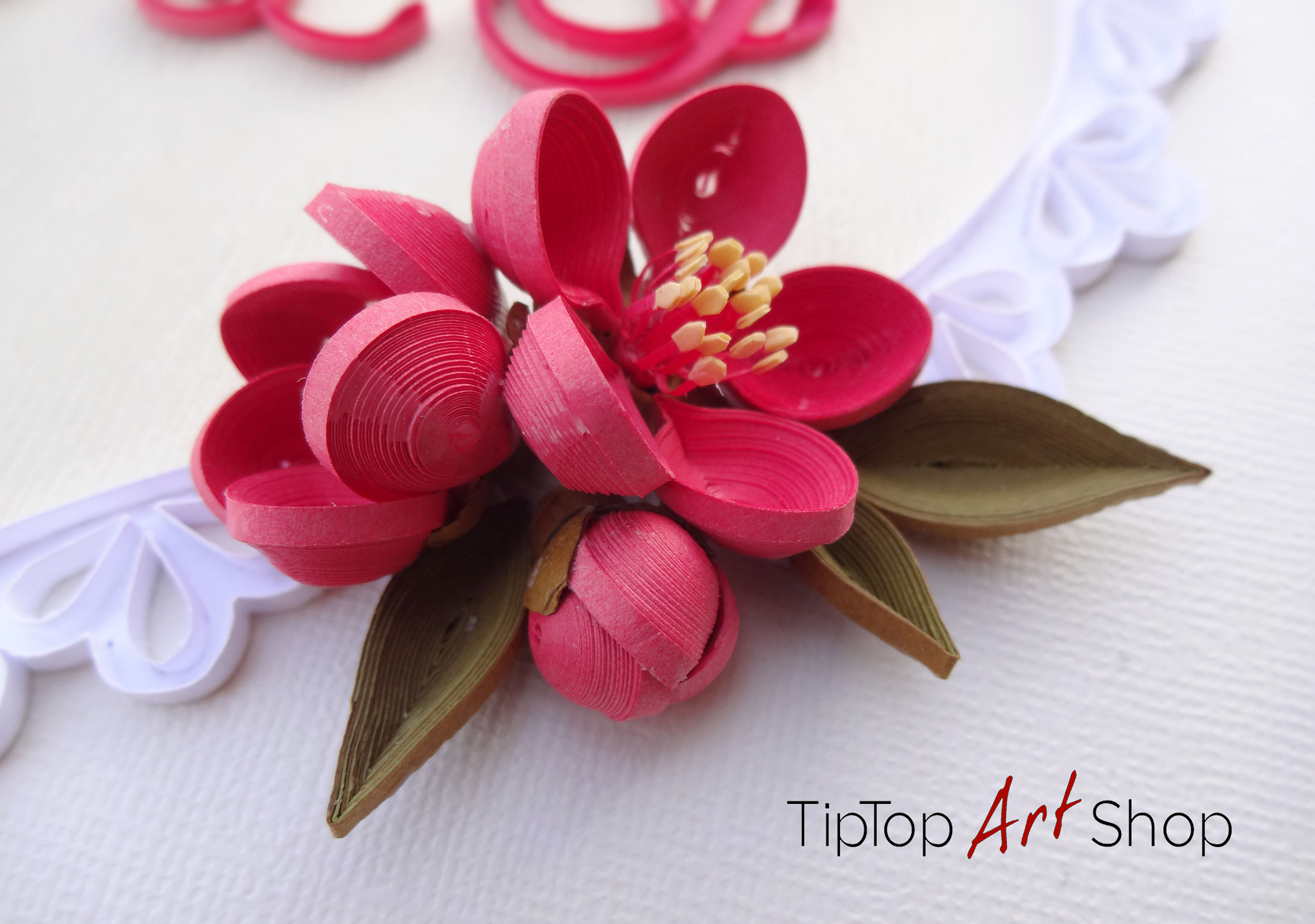 Personalized Valentine's Day Gift Quilled Heart Frame With a Monogram ...