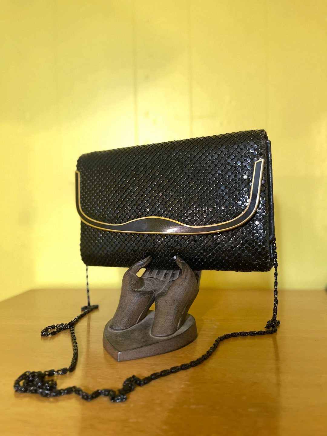 VINTAGE Metallic Sparkle Shoulder Bag main image 1