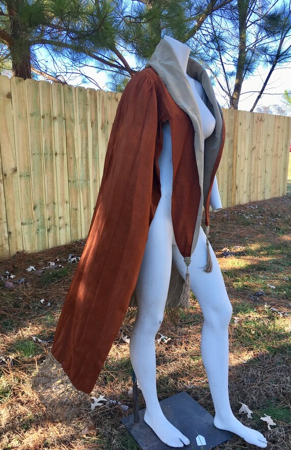 1930's vintage Silk Evening cloak/1930's silk dres