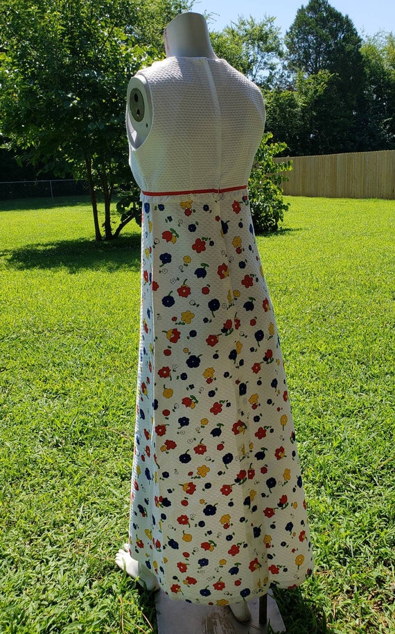 1970's Vintage Flower Child maxi dress/70's maxi dres… Gem