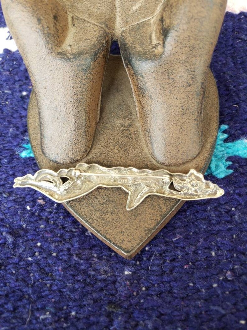 Vintage Sterling Silver Nude Woman Figural Brooch/vintage 925 Etsy