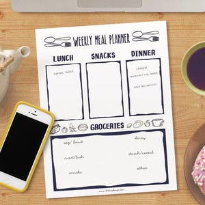 Rad Printable Meal Planner