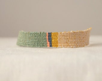 Handwoven bracelets | Limited Edition | Textile jewelry |  Unique gifts | Special jewelry  | Fiber Art Jewelry