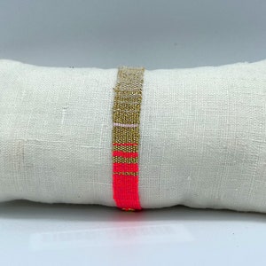 Handwoven bracelets Limited Edition Textile jewelry Boho chic style Unique gifts Woven Boho Jewelry Fiber Art Jewelry image 8