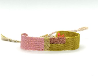 Handwoven Bracelet | Boho Chic Textile Jewelry, Limited Edition