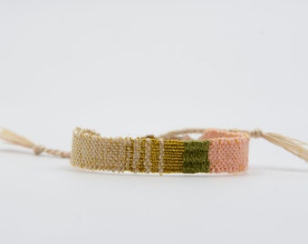 Handwoven bracelets | Limited Edition | Textile jewelry |  Boho chic style | Unique gifts | Woven Boho Jewelry | Fiber Art Jewelry