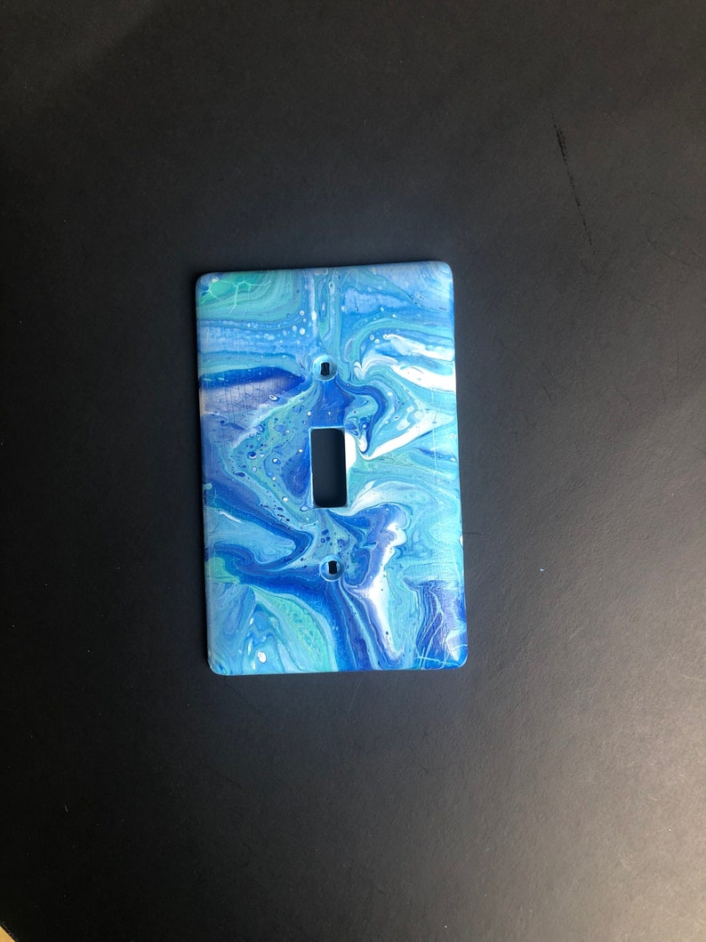 Painted Light Switch Cover Decorative Switch Plate Painted Etsy