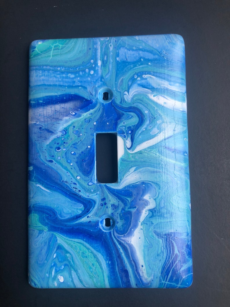 Painted Light Switch Cover Decorative Switch Plate Painted Etsy