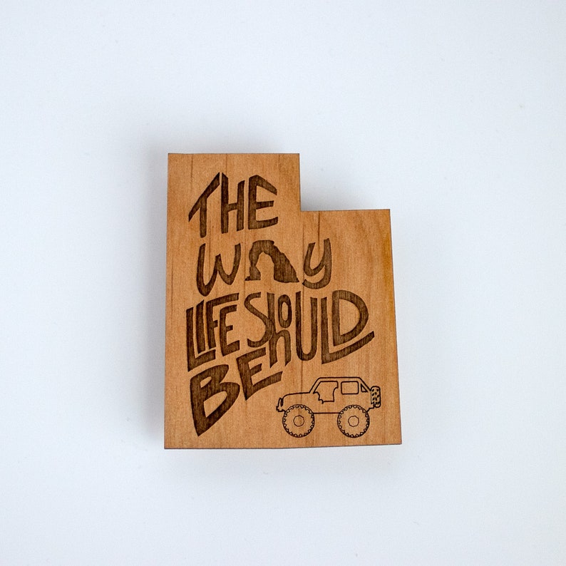 Utah Magnet Gift for him Gift for her