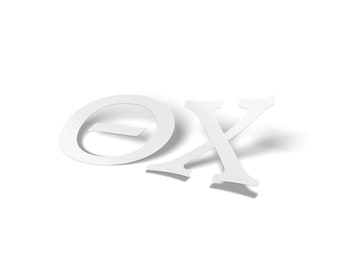 White Officially Licensed Theta Tau 6 x 3 Window Decal