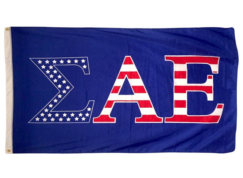 Sigma Alpha Epsilon USA Letter Fraternity Flag 3' x 5' Etsy