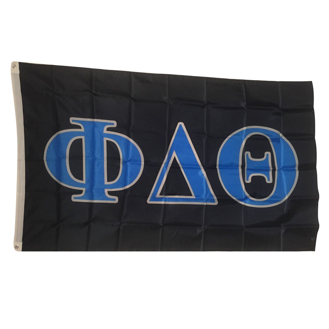 Phi Delta Theta Letter Fraternity Flag Phi Delt - Etsy