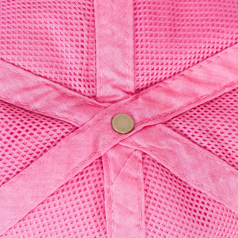 B Hot Pink Baseball Hat with White Thread Pi Phi Pi Beta Phi Sorority
