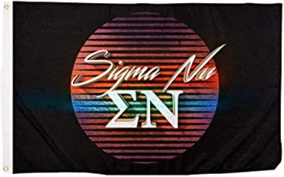 Sigma Nu Camo Fraternity Flag Greek Letter Banner Large 3 x 5 Feet 